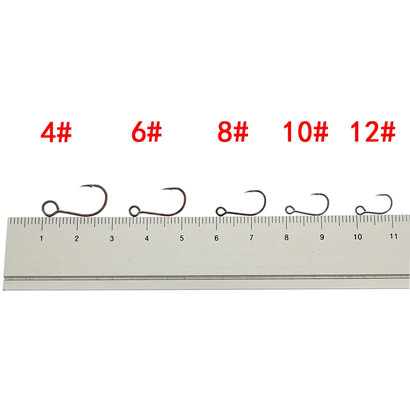 12pcs/lot Size 4#-12# for Fish - огляд і ціна Fishing Hook Assortment