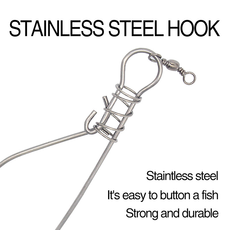 New【Stainless Steel Fishing Lo - огляд і ціна Fishing Hook Stainless Steel