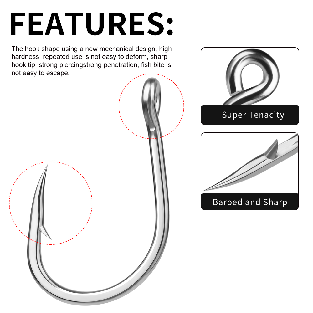 PROBEROS 10pcs/lot Fishing Hoo - огляд і ціна Fishing Hook Assortment