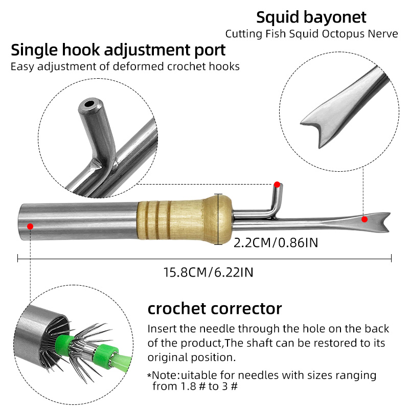 ShareShark Multifunctional Squ - огляд і ціна Fishing Hook Stainless Steel
